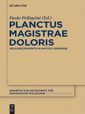 cover image of Planctus Magistrae Doloris